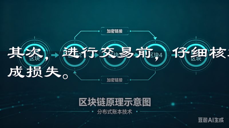 其次，进行交易前，仔细核对交易对和交易数量，避免因失误造成损失。