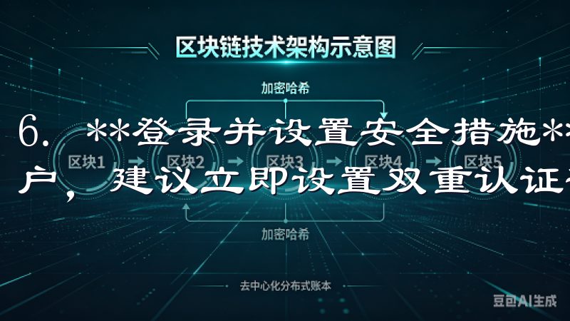 6. **登录并设置安全措施**：注册完成后，登录你的账户，建议立即设置双重认证等安全措施，以提升账户的安全性。
