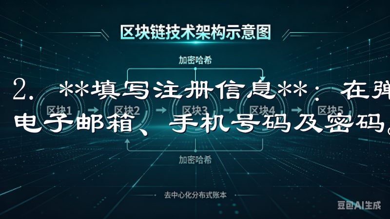 2. **填写注册信息**：在弹出的注册页面中，填写你的电子邮箱、手机号码及密码。