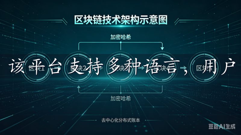 该平台支持多种语言，用户来自世界各地都可以轻松使用。