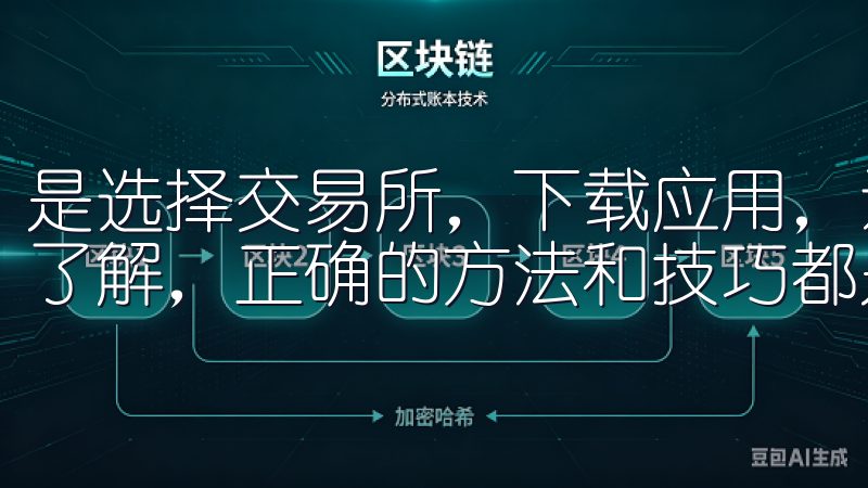 是选择交易所，下载应用，还是进行安全设置、新手交易机制的了解，正确的方法和技巧都是您成功的关键。