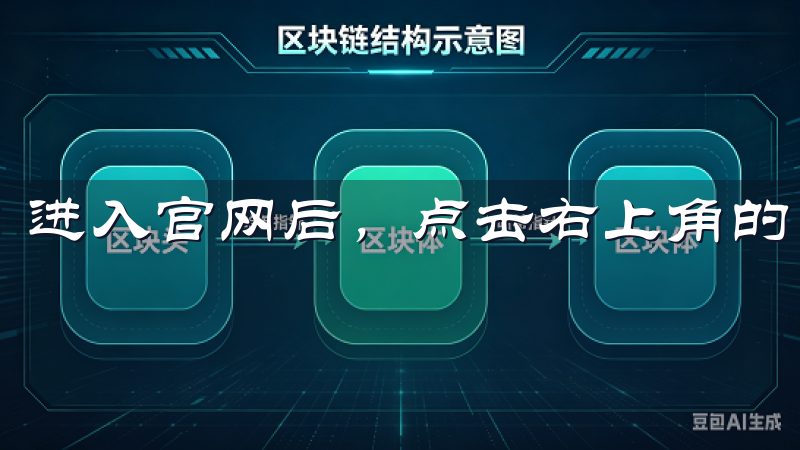 进入官网后，点击右上角的“注册”按钮。