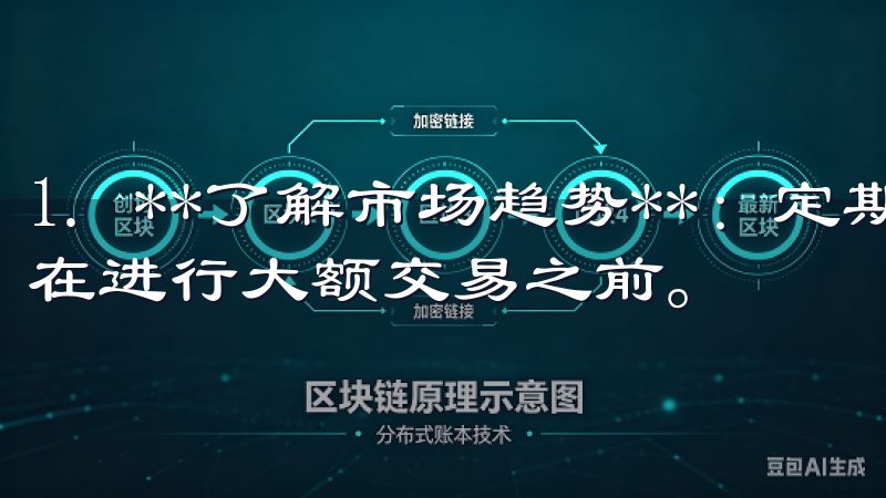 1. **了解市场趋势**：定期查看市场分析资讯，尤其是在进行大额交易之前。