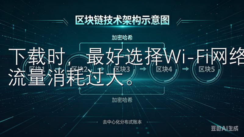 下载时，最好选择Wi-Fi网络，因为安装包文件较大，避免流量消耗过大。