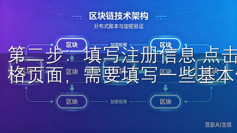 第二步：填写注册信息 点击“注册”按钮后，你会进入一个表格页面，需要填写一些基本信息。