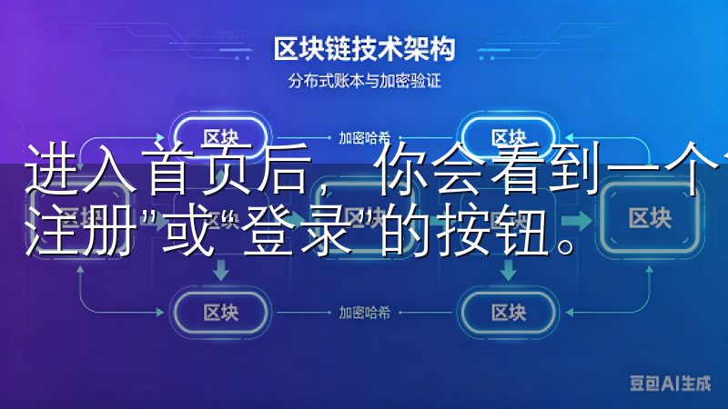 进入首页后，你会看到一个简洁明了的界面，右上角通常会有“注册”或“登录”的按钮。