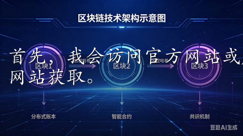 首先，我会访问官方网站或应用商店进行下载，而不是从第三方网站获取。