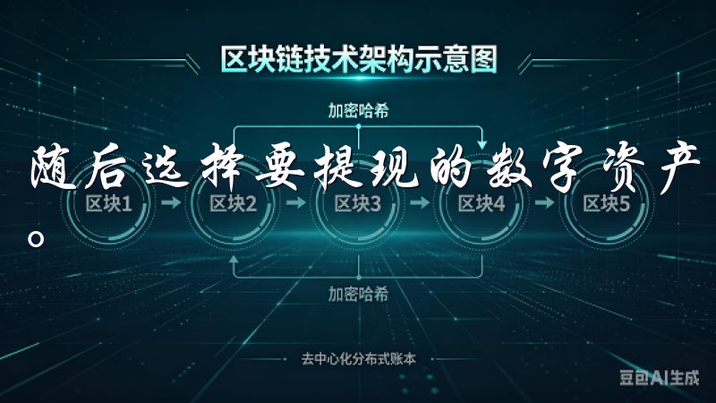 随后选择要提现的数字资产，并输入相应的提现金额及目标地址。