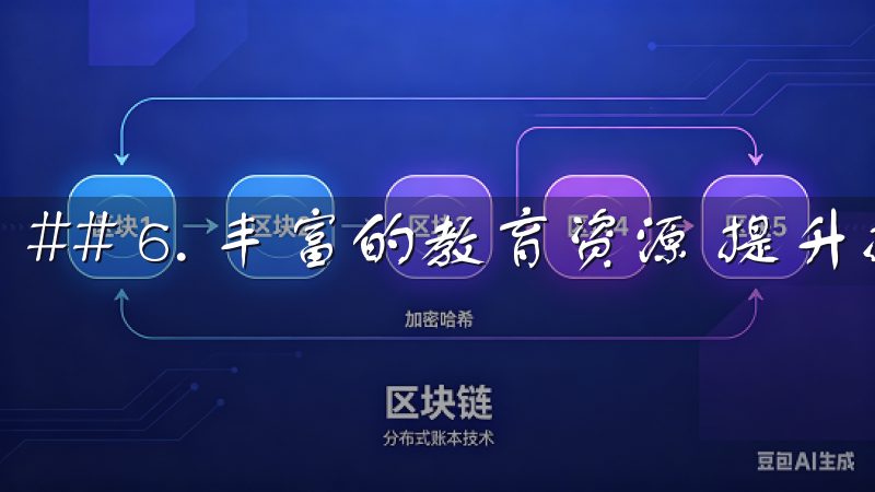 ## 6. 丰富的教育资源 提升投资技能至关重要。