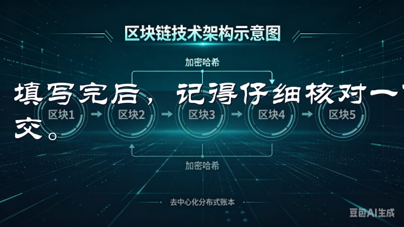 填写完后，记得仔细核对一下，确保没有错误，然后点击确认提交。