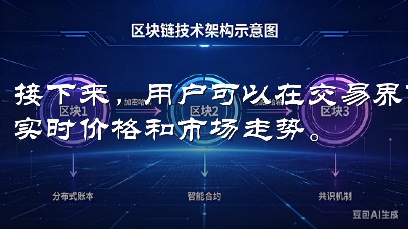 接下来，用户可以在交易界面选择自己感兴趣的数字资产，查看实时价格和市场走势。
