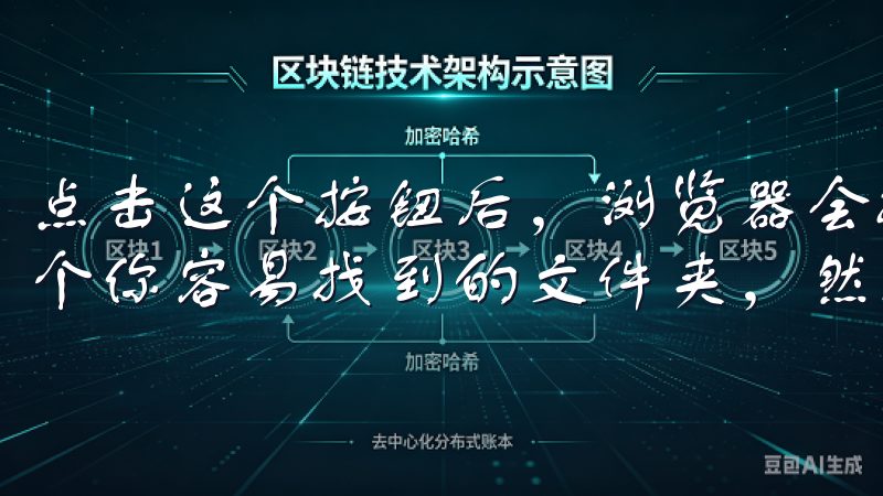 点击这个按钮后，浏览器会提示你选择文件保存的位置，选择一个你容易找到的文件夹，然后点击“保存”。