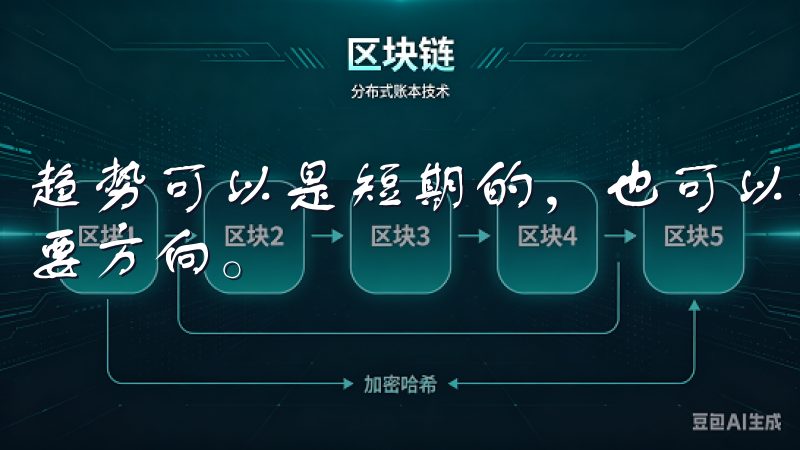 趋势可以是短期的，也可以是长期的，关键是确保遵循市场的主要方向。