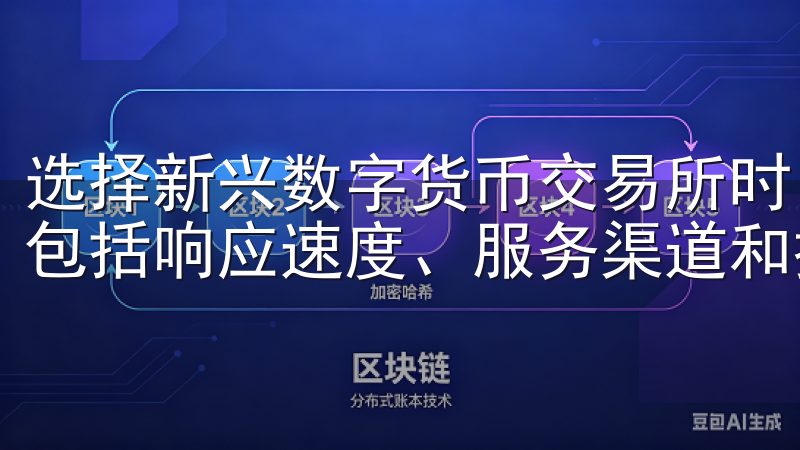 选择新兴数字货币交易所时，务必评估其客户支持服务的质量，包括响应速度、服务渠道和技术支持等。