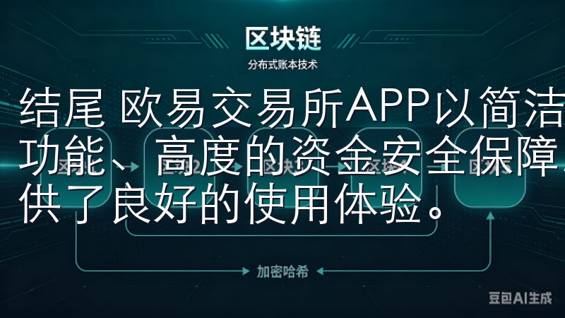 结尾 欧易交易所APP以简洁明了的界面设计、多样化的交易功能、高度的资金安全保障以及快速响应的客户服务，为用户提供了良好的使用体验。
