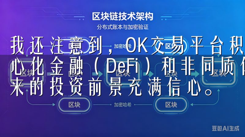 我还注意到，OK交易平台积极探索区块链技术的应用，如去中心化金融（DeFi）和非同质化代币（NFT），这让我对未来的投资前景充满信心。