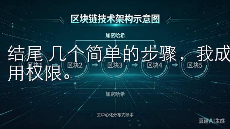 结尾 几个简单的步骤，我成功地完成了注册，并快速获得了使用权限。