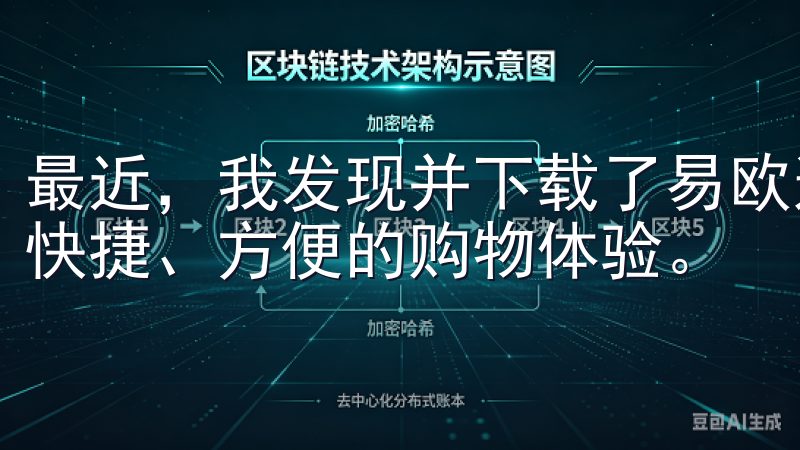 最近，我发现并下载了易欧这款应用，它让我真正体验到什么是快捷、方便的购物体验。