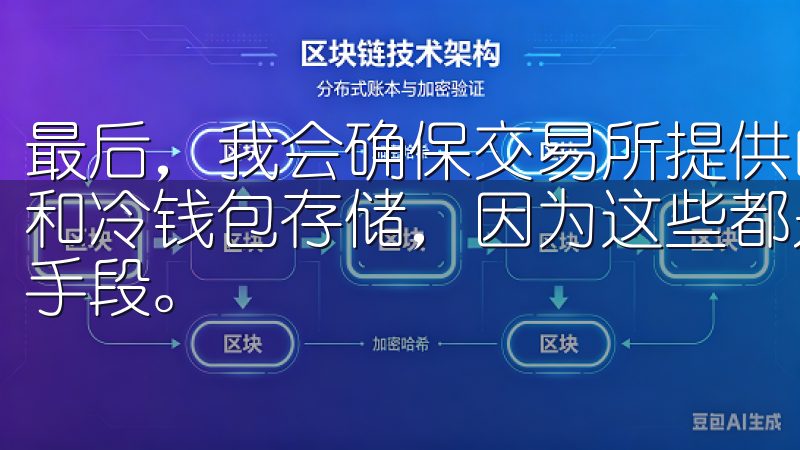 最后，我会确保交易所提供的安全措施，如双重认证（2FA）和冷钱包存储，因为这些都是保护我的资产免受黑客攻击的重要手段。