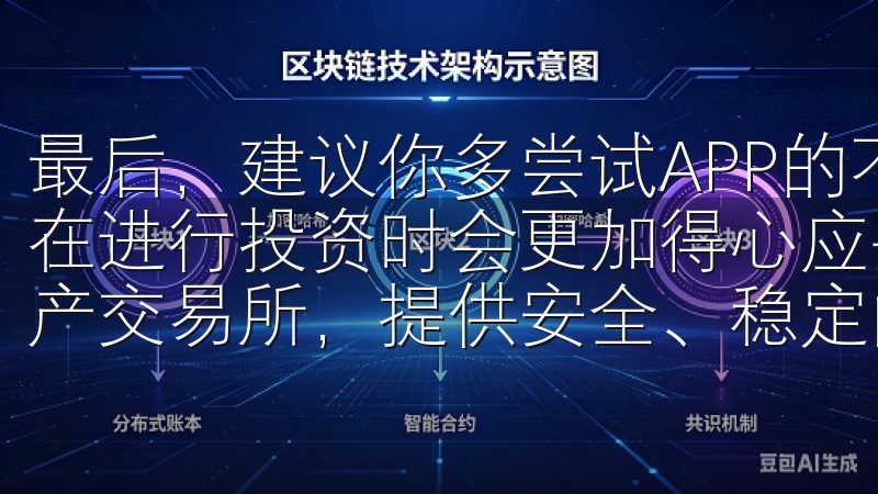 最后,建议你多尝试APP的不同功能,熟悉每一个操作,这样在进行投资时会更加得心应手OK交易平台是全球领先的数字资产交易所,提供安全、稳定的交易环境和多元化的金融产品。