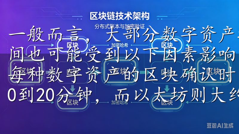一般而言，大部分数字资产提现在确认后会迅速处理，但具体时间也可能受到以下因素影响： 1. **区块确认时间**：每种数字资产的区块确认时间不同，一般情况下，比特币需要10到20分钟，而以太坊则大约几分钟。