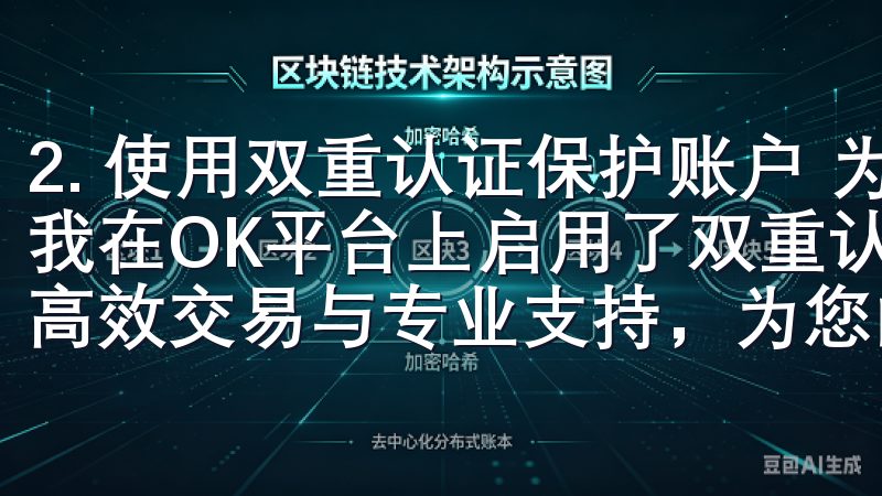 2. 使用双重认证保护账户 为了进一步提升账户的安全性，我在OK平台上启用了双重认证（2FA）加入OKEx，尽享高效交易与专业支持，为您的投资之路开辟新篇章。
