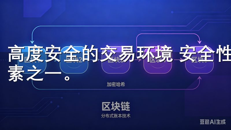 高度安全的交易环境 安全性是选择交易平台时最重要的考虑因素之一。