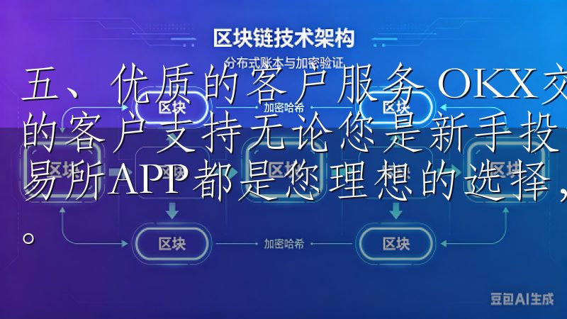 五、优质的客户服务 OKX交易所注重用户服务，提供全天候的客户支持无论您是新手投资者还是经验丰富的交易者，OK交易所APP都是您理想的选择，助您在数字金融市场中取得成功。