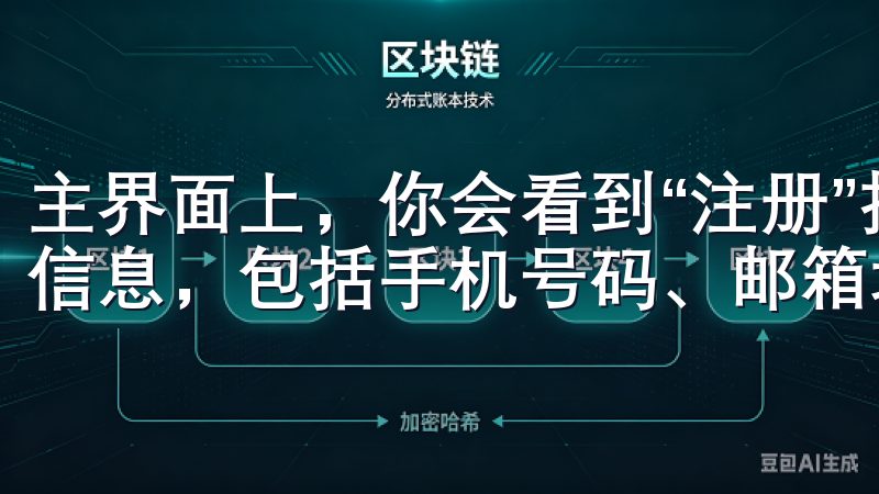 主界面上，你会看到“注册”按钮，点击后，按照提示填写相关信息，包括手机号码、邮箱地址和密码。