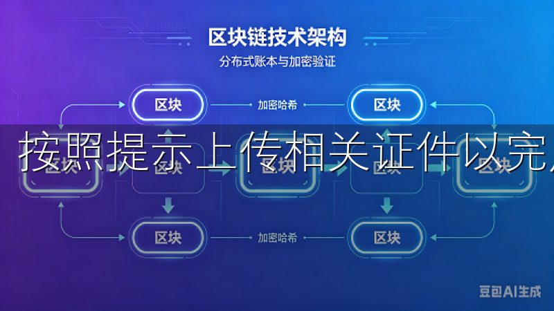 按照提示上传相关证件以完成身份验证。