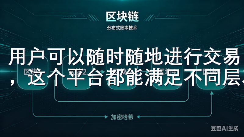 用户可以随时随地进行交易，不论是新手还是经验丰富的投资者，这个平台都能满足不同层次的需求。