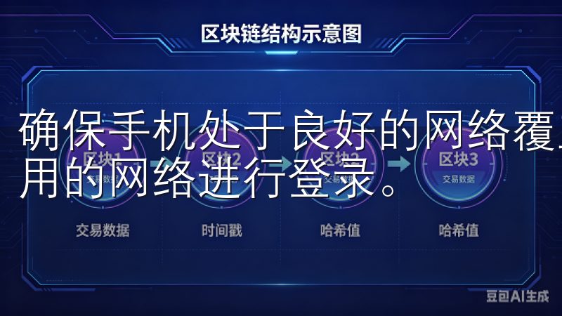 确保手机处于良好的网络覆盖区域，如果可能，尝试连入其他可用的网络进行登录。