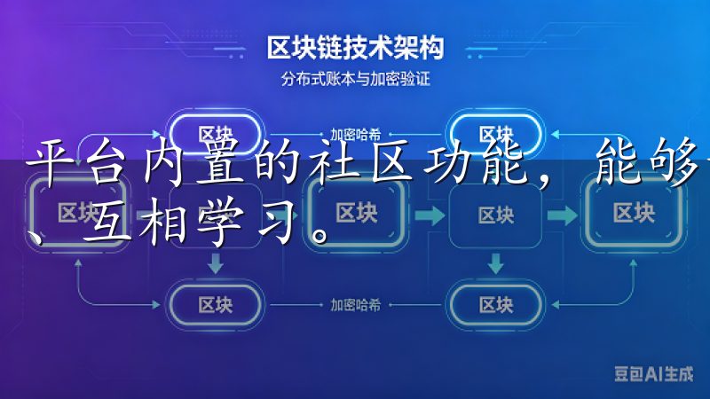 平台内置的社区功能，能够让我与其他用户分享经验、讨论市场、互相学习。