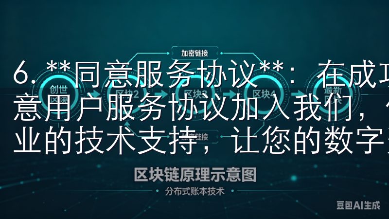 6. **同意服务协议**：在成功验证后，系统会要求我同意用户服务协议加入我们，体验实时行情、丰富的交易品种和专业的技术支持，让您的数字资产交易之旅更加顺畅。