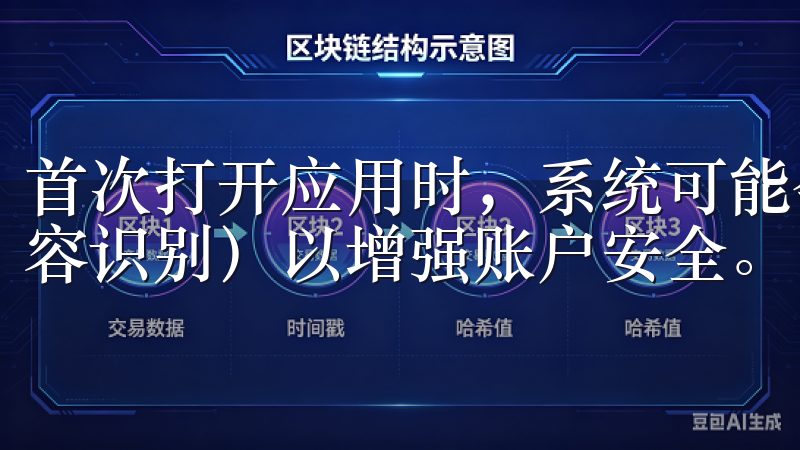 首次打开应用时，系统可能会要求您设置生物识别（如指纹或面容识别）以增强账户安全。
