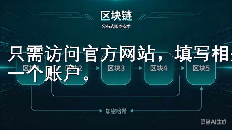 只需访问官方网站，填写相关信息并完成身份验证，就可以开设一个账户。