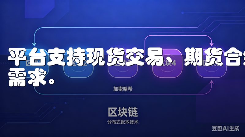 平台支持现货交易、期货合约和衍生品交易，满足不同投资者的需求。