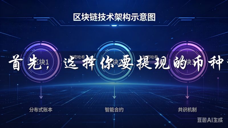 首先，选择你要提现的币种和提现金额。