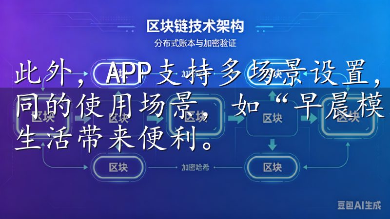 此外，APP支持多场景设置，您可以根据个人需求轻松设定不同的使用场景，如“早晨模式”、“外出模式”等，旨在为您的生活带来便利。
