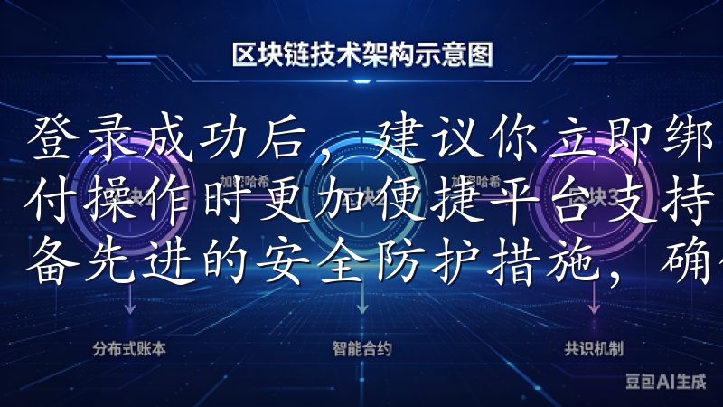 登录成功后，建议你立即绑定银行卡或支付宝，以便日后进行支付操作时更加便捷平台支持比特币、以太坊等主流数字货币，配备先进的安全防护措施，确保您的资产安全。