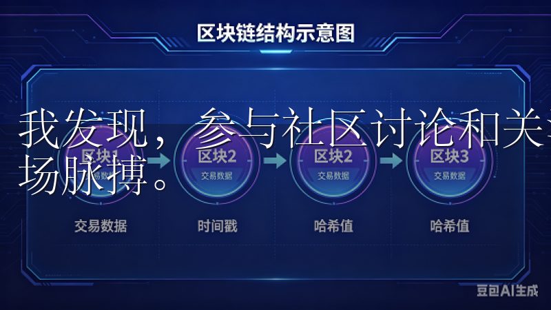 我发现，参与社区讨论和关注技术更新，能够让我更好地把握市场脉搏。