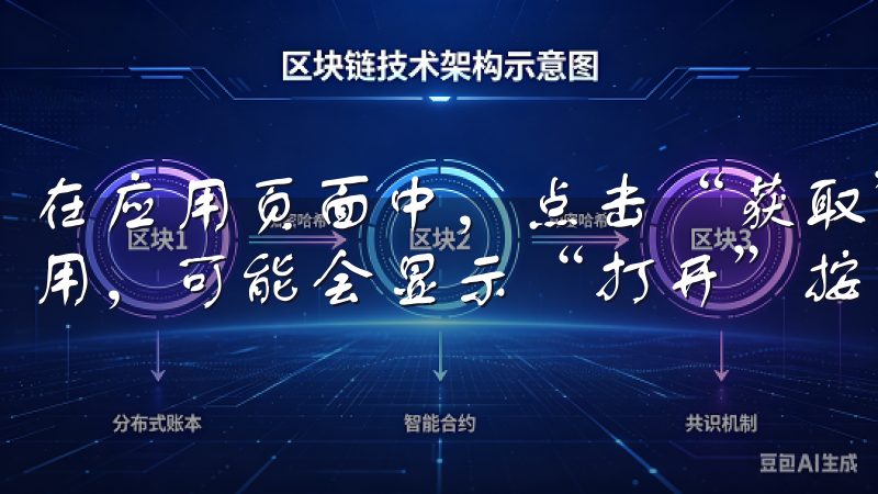 在应用页面中，点击“获取”按钮，如果你之前已经安装过该应用，可能会显示“打开”按钮。