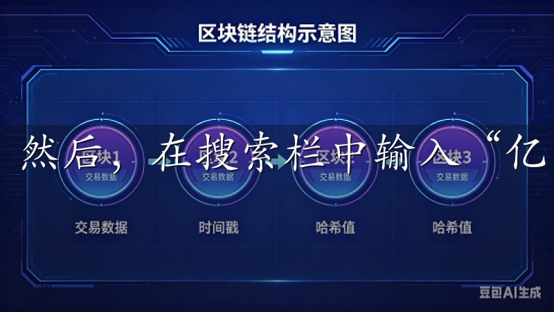 然后，在搜索栏中输入“亿欧交易所”，点击搜索按钮。