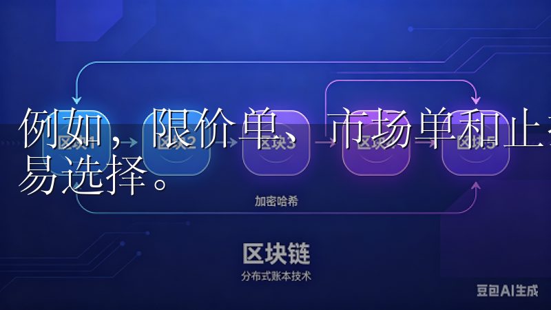 例如，限价单、市场单和止损单等功能，极大地丰富了用户的交易选择。