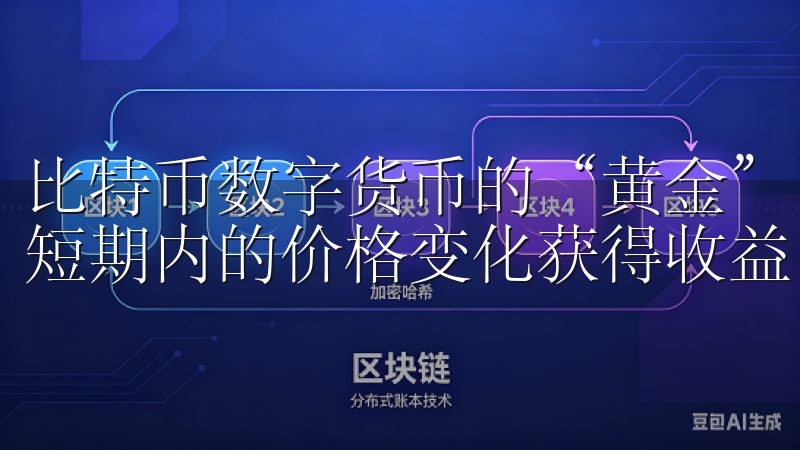 比特币数字货币的“黄金”，其价格波动性使得投资者能够利用短期内的价格变化获得收益。