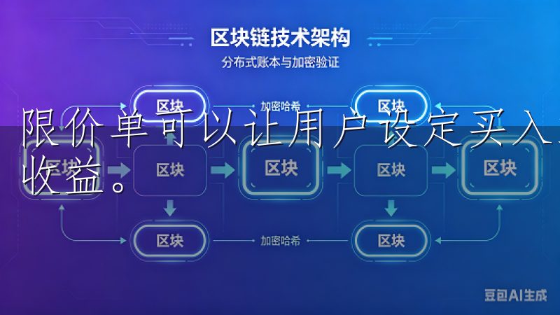 限价单可以让用户设定买入或卖出的具体价格，市场波动时保护收益。