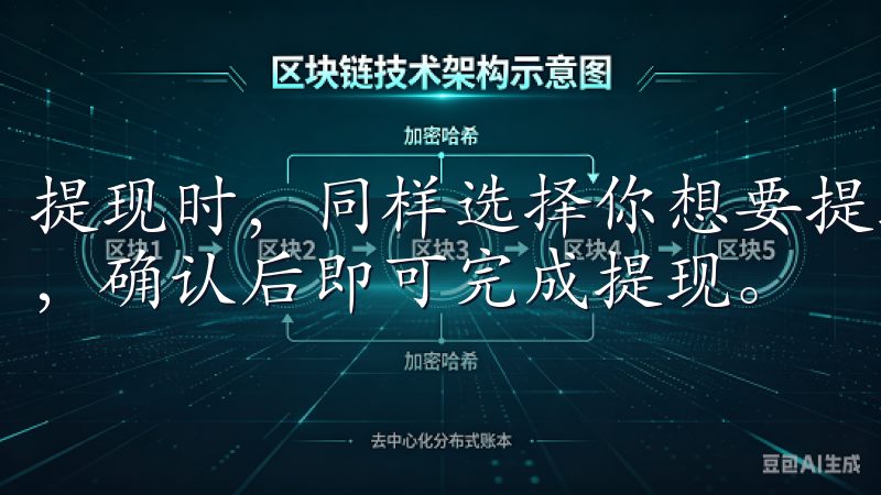 提现时，同样选择你想要提现的加密货币，填写提现地址和金额，确认后即可完成提现。