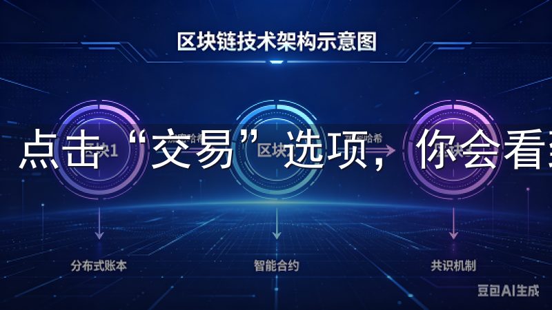 点击“交易”选项，你会看到一个直观的交易界面。