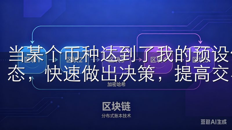 当某个币种达到了我的预设价格时，我便可以立即分析其市场动态，快速做出决策，提高交易的成功率。