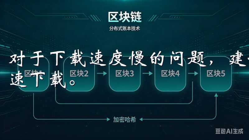 对于下载速度慢的问题，建议尝试更换网络或使用下载工具来加速下载。